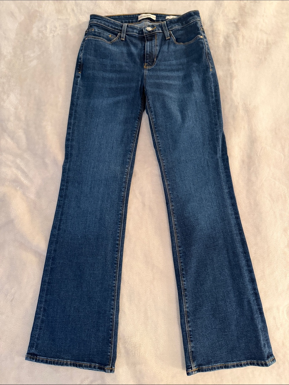 GUESS Women's Sexy Mid-Rise Bootcut Jeans - Size 28